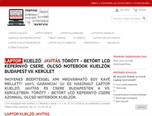 Tablet Screenshot of laptopkijelzo.com